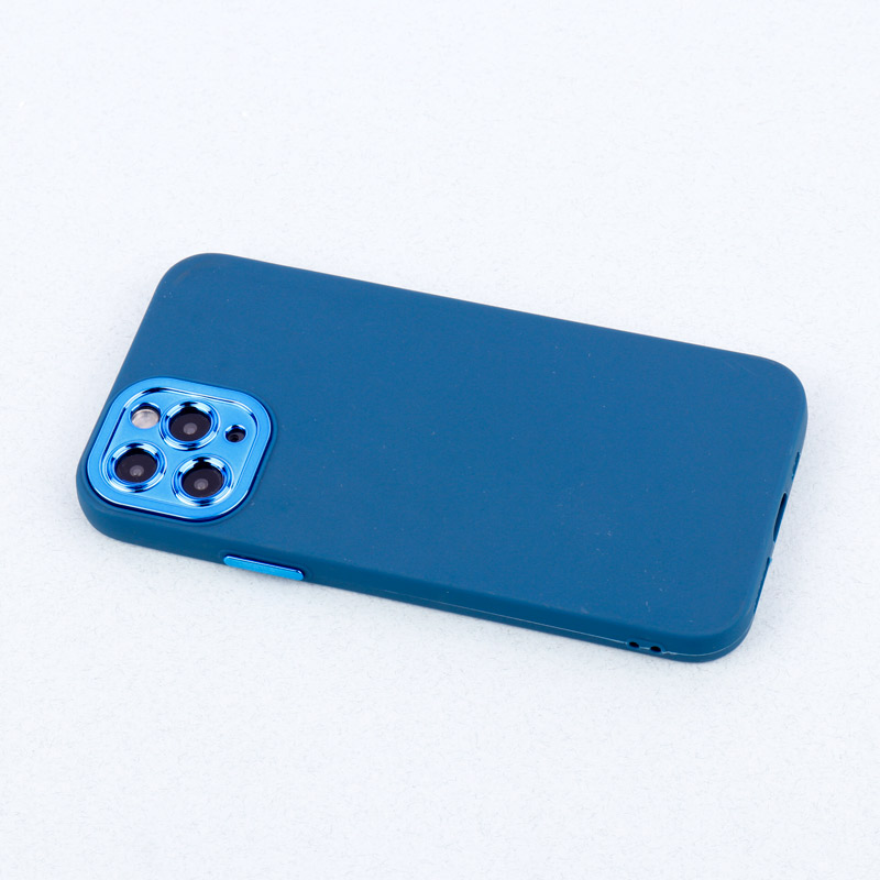 قاب طرح سیلیکونی محافظ لنزدار براق iPhone 11 Pro