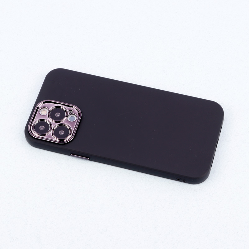 قاب طرح سیلیکونی محافظ لنزدار براق iPhone 13 Pro