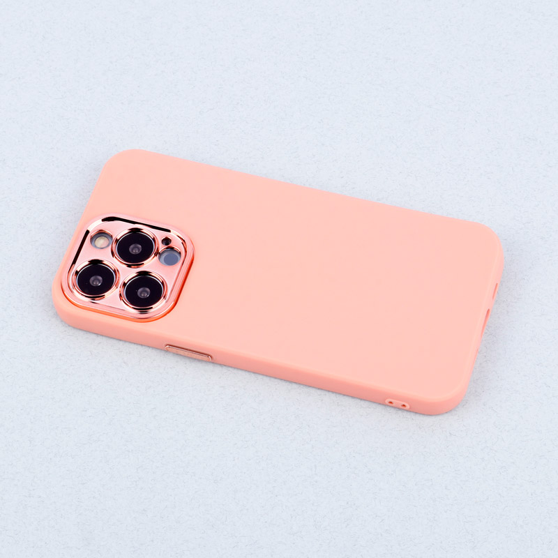قاب طرح سیلیکونی محافظ لنزدار براق iPhone 13 Pro