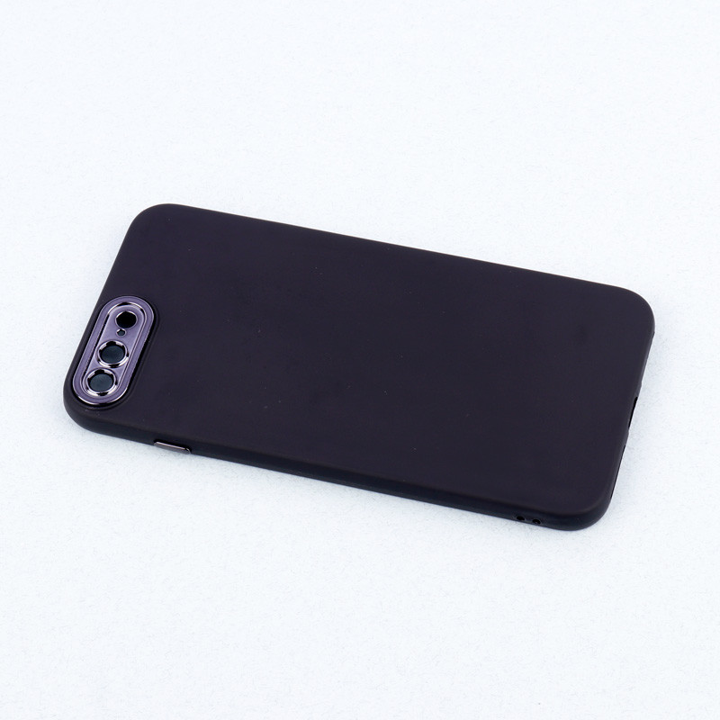 قاب طرح سیلیکونی محافظ لنزدار براق iPhone 7 Plus / 8 Plus