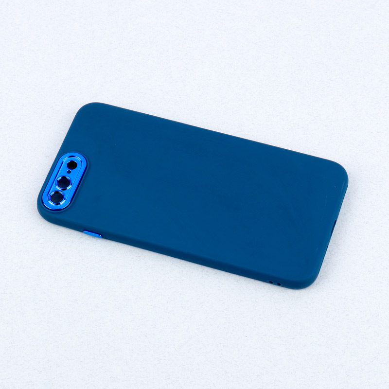 قاب طرح سیلیکونی محافظ لنزدار براق iPhone 7 Plus / 8 Plus