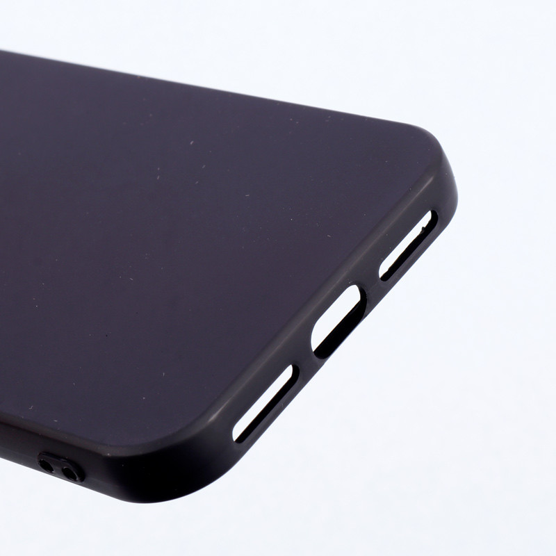 قاب طرح سیلیکونی محافظ لنزدار براق iPhone X / XS مشکی