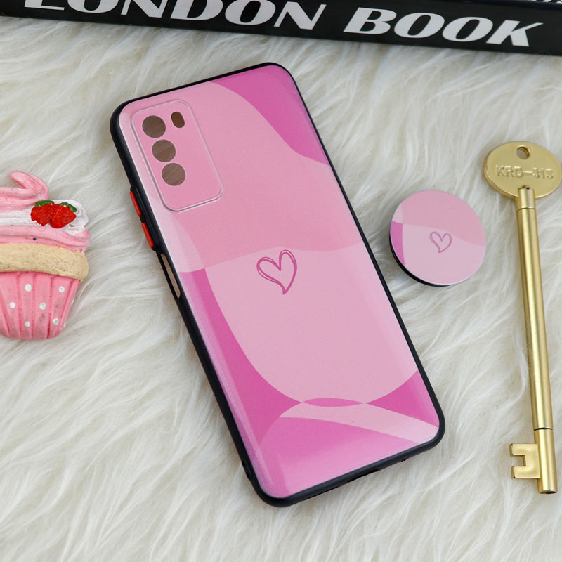 قاب فانتزی طرحدار محافظ لنزدار + پاپ سوکت Xiaomi Poco M3 سری T