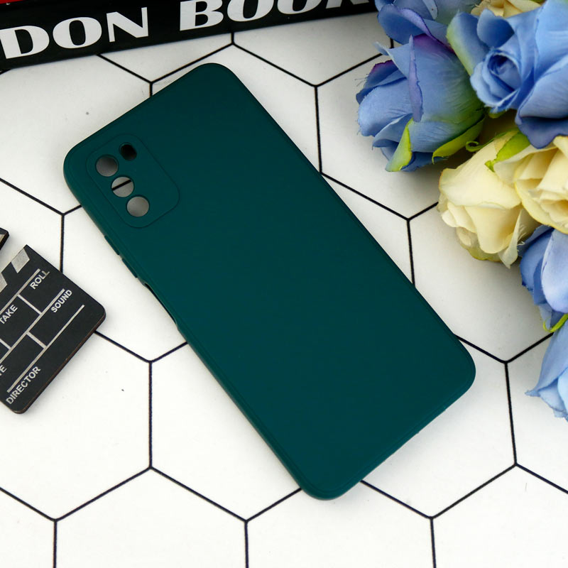 قاب طرح سیلیکونی داخل موکت محافظ لنزدار Xiaomi Poco M3