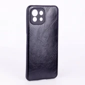 قاب چرمی گوزنی محافظ لنزدار Xiaomi Mi 11 Lite مشکی