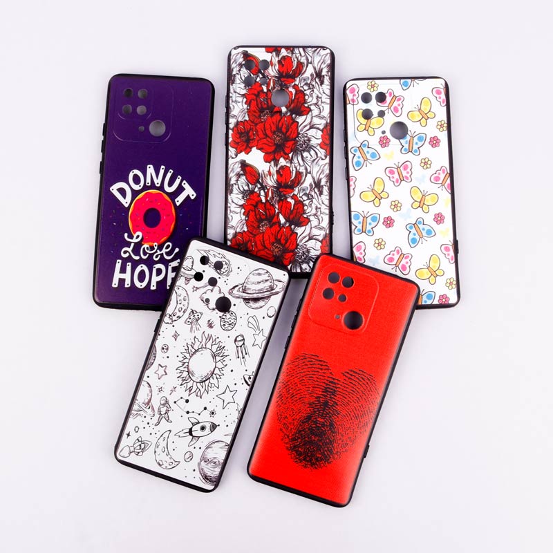 قاب دور ژله ای طرحدار دخترانه محافظ لنزدار ایرانی Xiaomi Redmi 10C