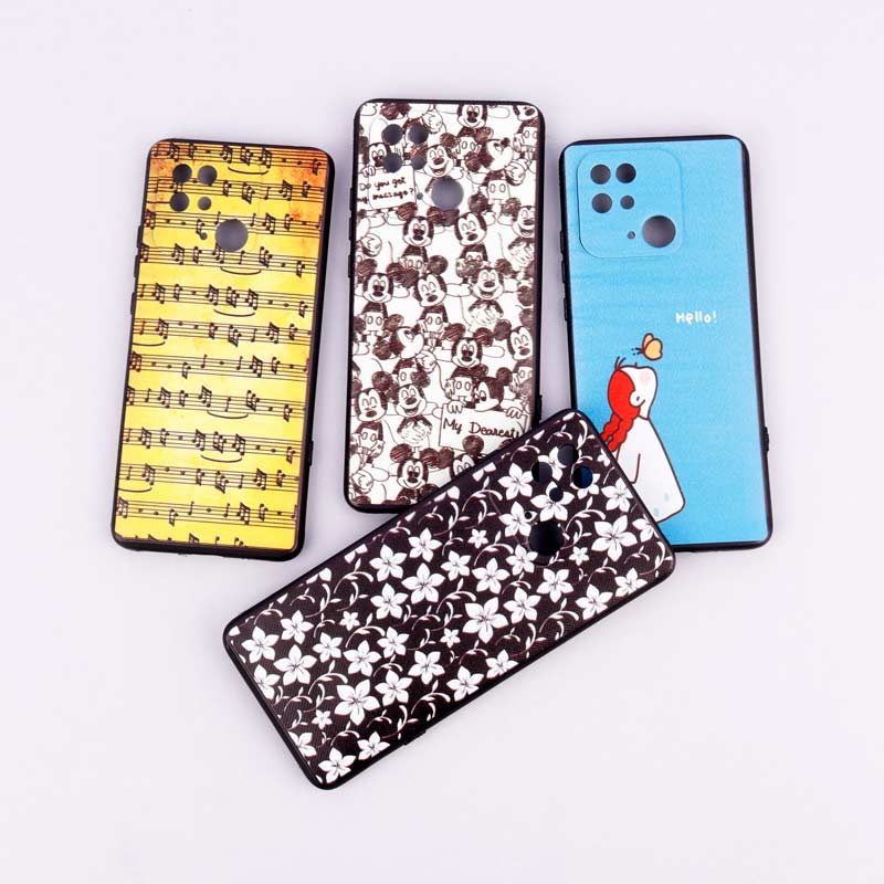 قاب دور ژله ای طرحدار دخترانه محافظ لنزدار ایرانی Xiaomi Redmi 10C