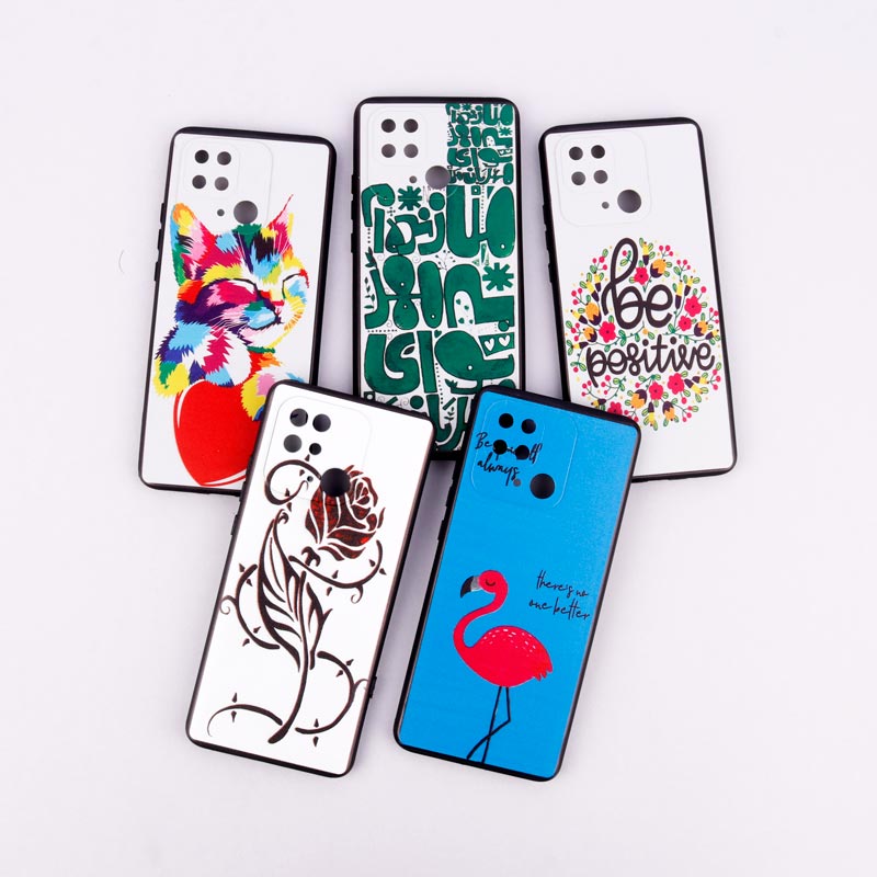 قاب دور ژله ای طرحدار دخترانه محافظ لنزدار ایرانی Xiaomi Redmi 10C