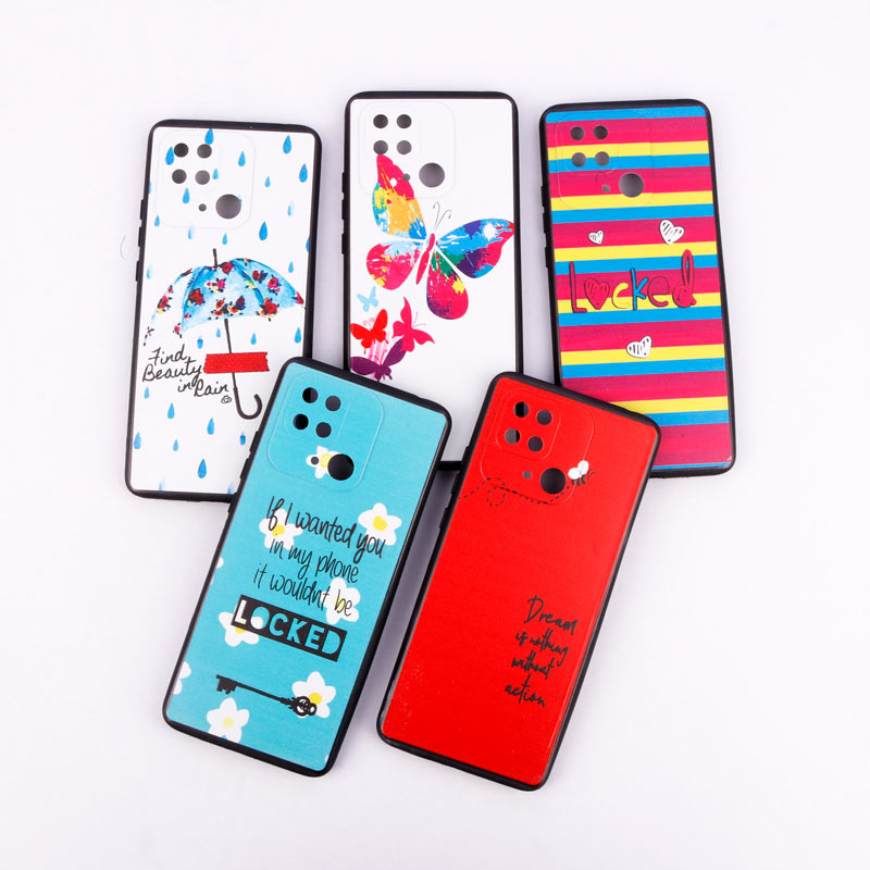 قاب دور ژله ای طرحدار دخترانه محافظ لنزدار ایرانی Xiaomi Redmi 10C