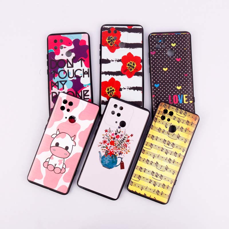 قاب دور ژله ای طرحدار دخترانه محافظ لنزدار ایرانی Xiaomi Redmi 10C