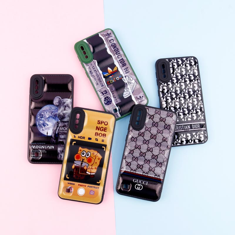 قاب پافر طرحدار ژله ای محافظ لنزدار Samsung Galaxy A10