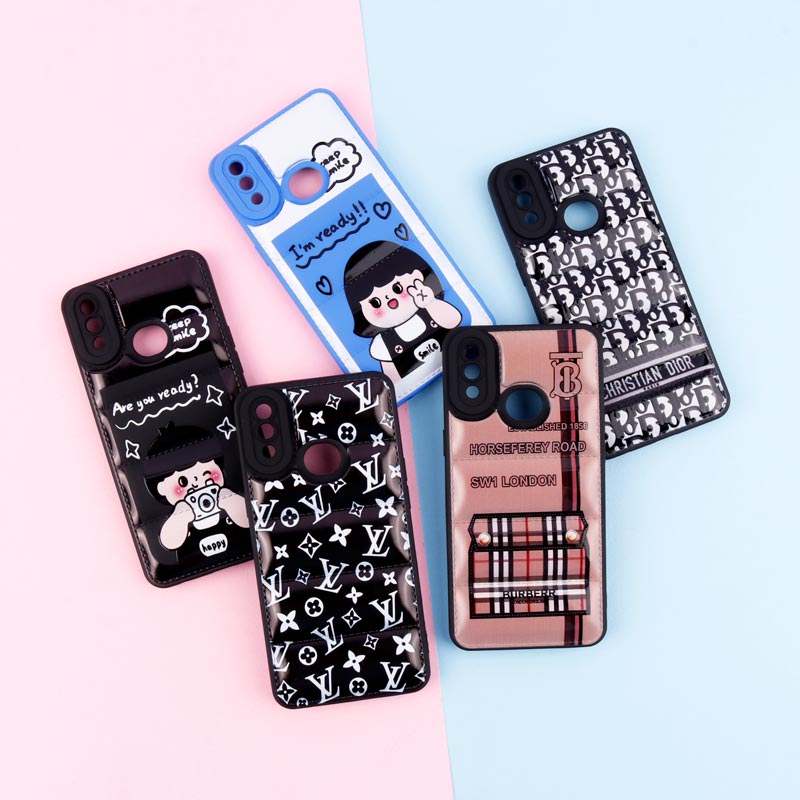 قاب پافر طرحدار ژله ای محافظ لنزدار Samsung Galaxy A10s