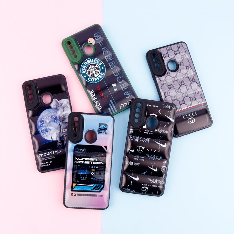 قاب پافر طرحدار ژله ای محافظ لنزدار Samsung Galaxy A20s