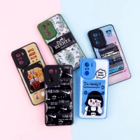 قاب پافر طرحدار ژله ای محافظ لنزدار Xiaomi Poco F3