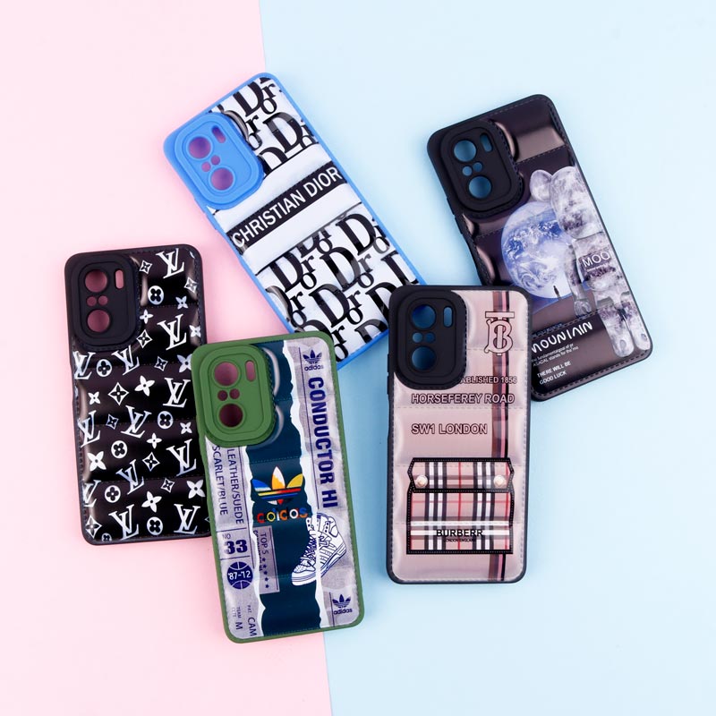 قاب پافر طرحدار ژله ای محافظ لنزدار Xiaomi Poco F3