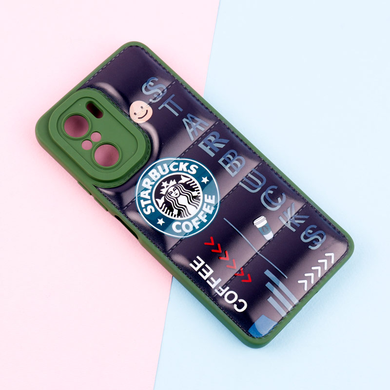 قاب پافر طرحدار ژله ای محافظ لنزدار Xiaomi Poco F3