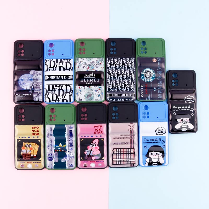 قاب پافر طرحدار ژله ای محافظ لنزدار Xiaomi Poco M4 Pro