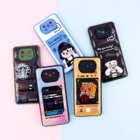 قاب پافر طرحدار ژله ای محافظ لنزدار Xiaomi Poco X3