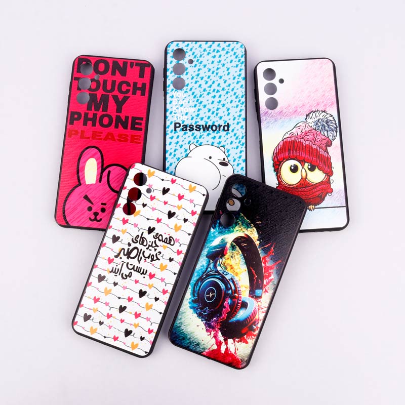 قاب دور ژله ای طرحدار دخترانه محافظ لنزدار ایرانی Samsung Galaxy A14