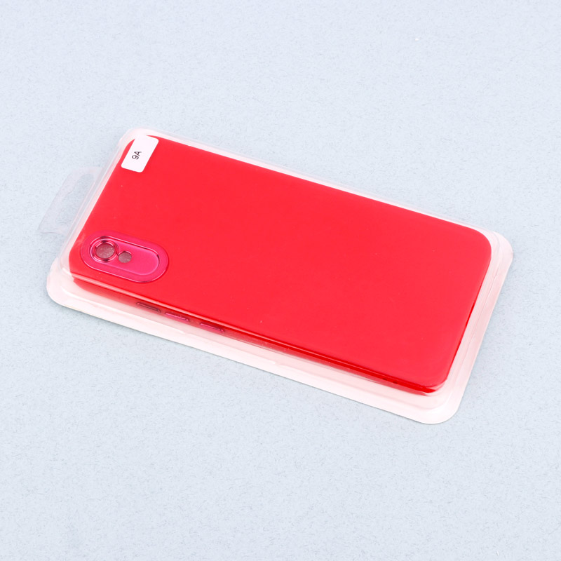 قاب طرح سیلیکونی محافظ لنزدار براق Xiaomi Redmi 9A