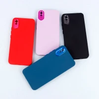 قاب طرح سیلیکونی محافظ لنزدار براق Xiaomi Redmi 9A