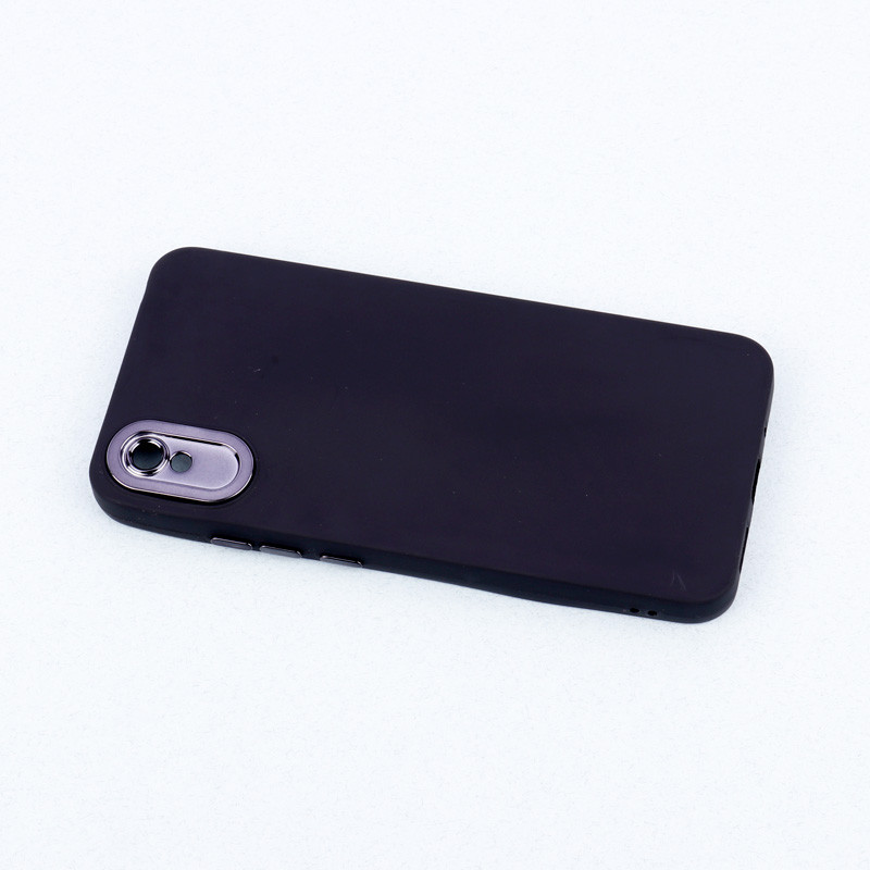 قاب طرح سیلیکونی محافظ لنزدار براق Xiaomi Redmi 9A