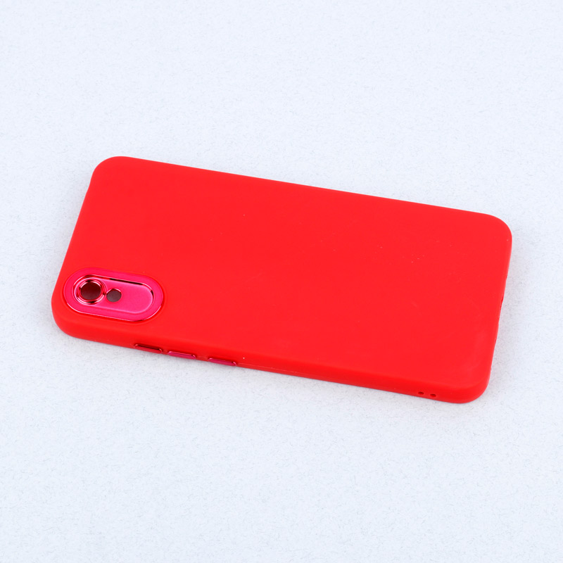 قاب طرح سیلیکونی محافظ لنزدار براق Xiaomi Redmi 9A