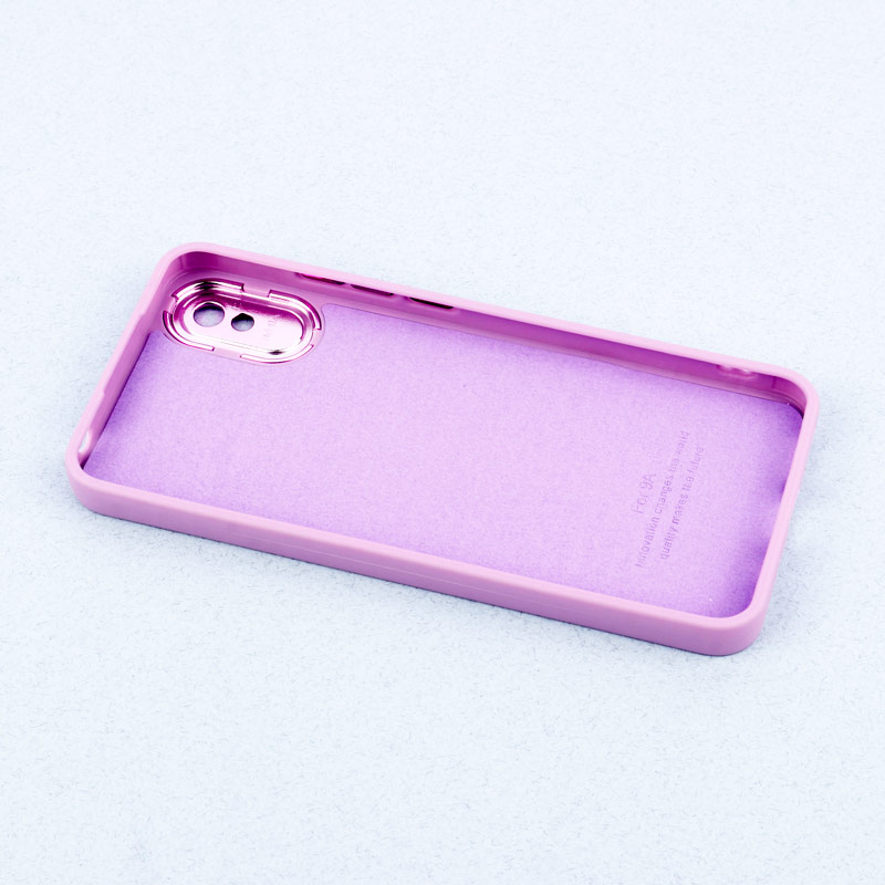 قاب طرح سیلیکونی محافظ لنزدار براق Xiaomi Redmi 9A