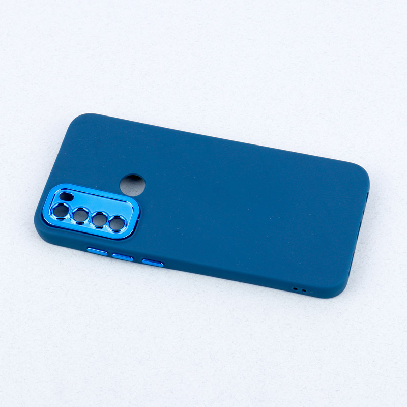 قاب طرح سیلیکونی محافظ لنزدار براق Xiaomi Redmi Note 8