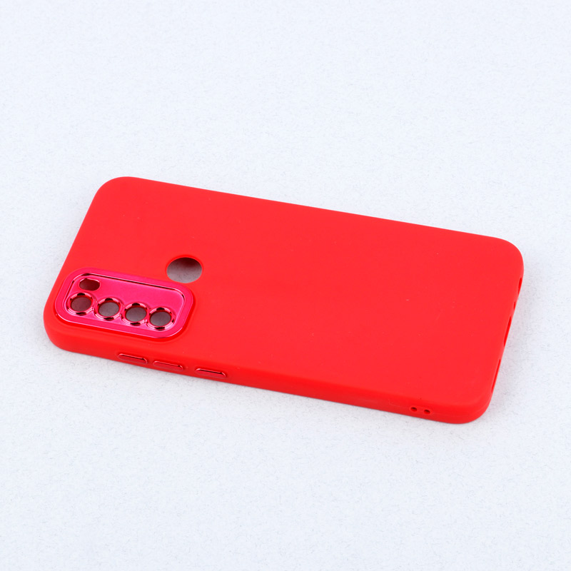 قاب طرح سیلیکونی محافظ لنزدار براق Xiaomi Redmi Note 8