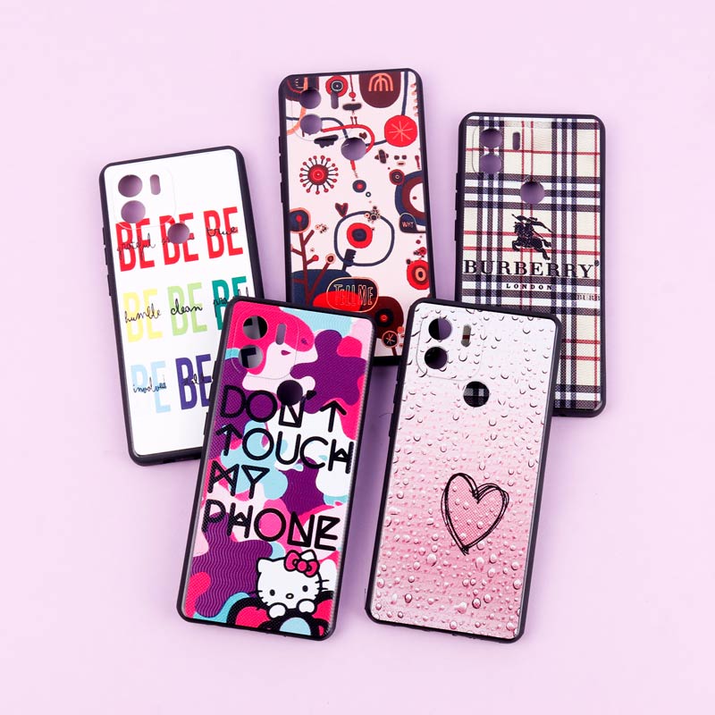قاب دور ژله ای طرحدار دخترانه محافظ لنزدار ایرانی Xiaomi Redmi A1 Plus