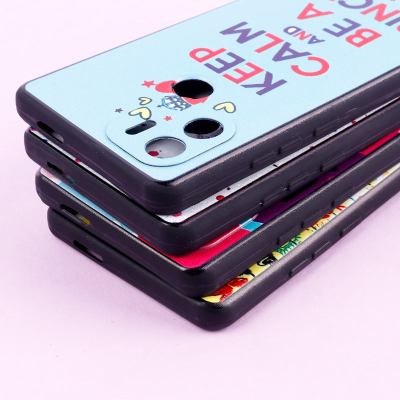 قاب دور ژله ای طرحدار دخترانه محافظ لنزدار ایرانی Xiaomi Redmi A1 Plus