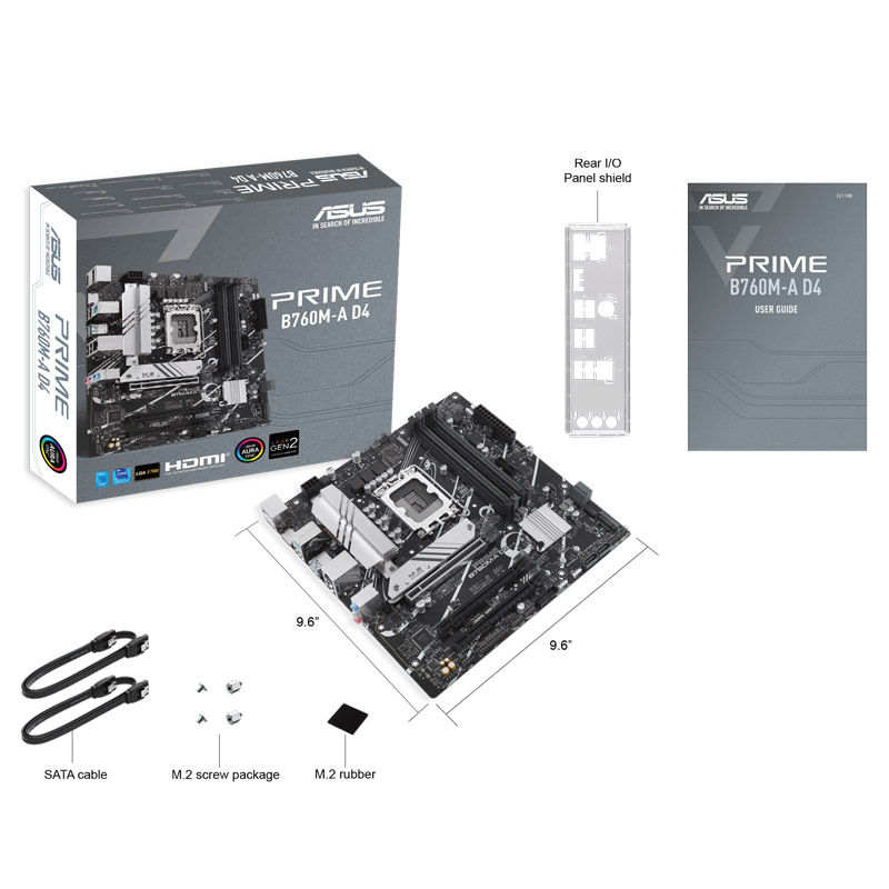 مادربرد ایسوس Prime B760M-A DDR4