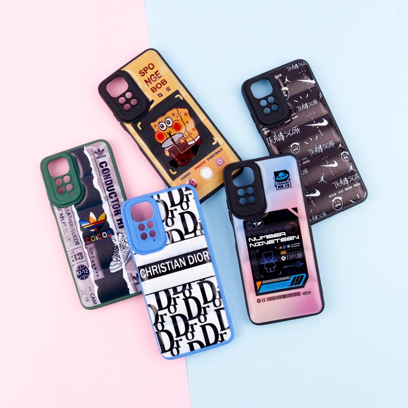 قاب پافر طرحدار ژله ای محافظ لنزدار Xiaomi Redmi Note 11 / 11s