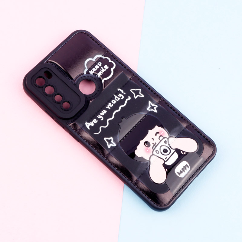 قاب پافر طرحدار ژله ای محافظ لنزدار Xiaomi Redmi Note 8