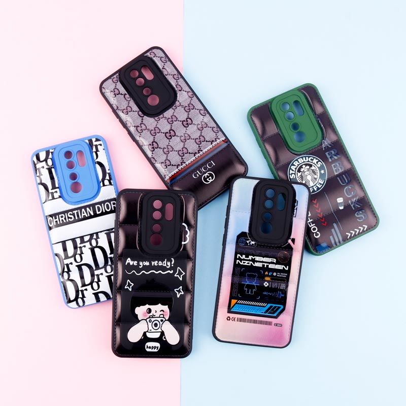 قاب پافر طرحدار ژله ای محافظ لنزدار Xiaomi Redmi Note 8 Pro