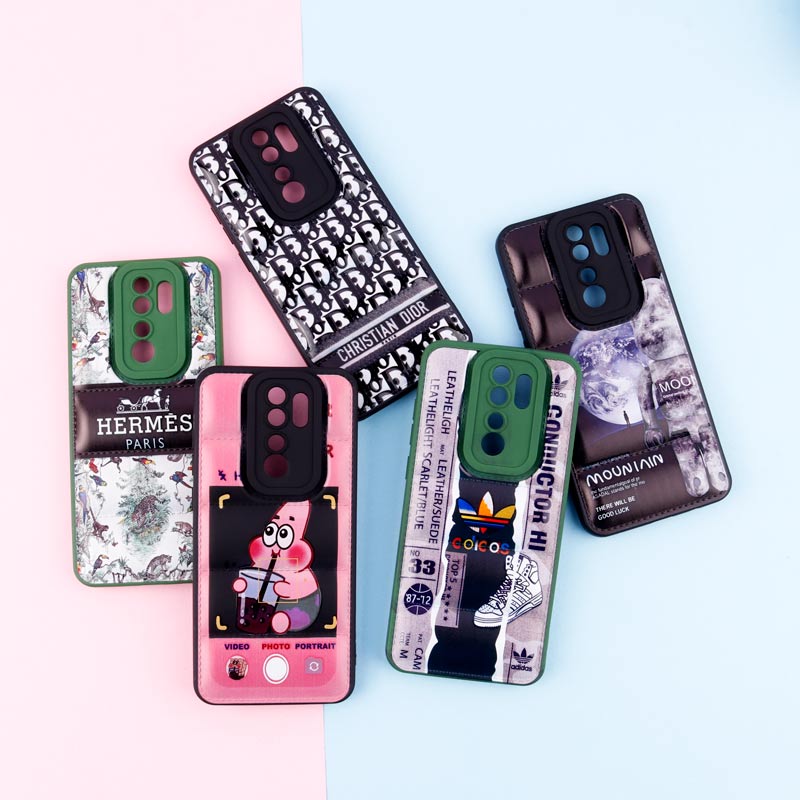قاب پافر طرحدار ژله ای محافظ لنزدار Xiaomi Redmi Note 8 Pro