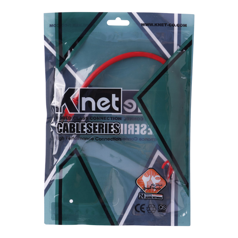 کابل شبکه K-net UTP Cat6 30cm