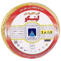 سیم برق ارت دار مسی لینکو LINCO PVC 1*2.5 100m