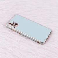 قاب براق My Case Original محافظ لنزدار Samsung Galaxy A71 سبز آبی