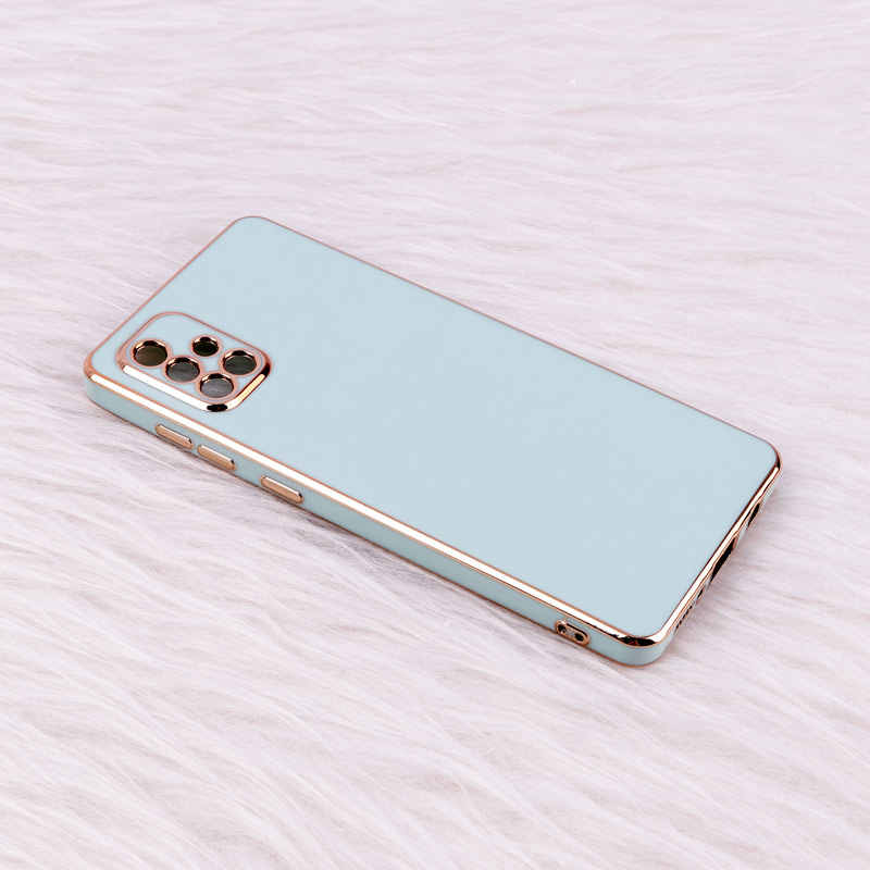 قاب براق My Case Original محافظ لنزدار Samsung Galaxy A71 سبز آبی