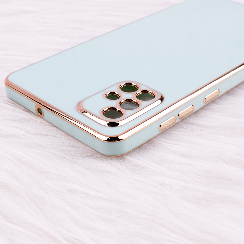 قاب براق My Case Original محافظ لنزدار Samsung Galaxy A71 سبز آبی