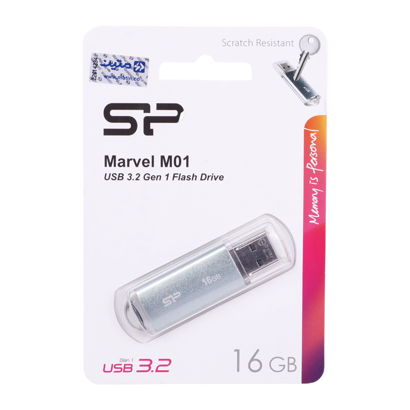 فلش 16 گیگ سیلیکون پاور Silicon Power Marvel M01 USB 3.2