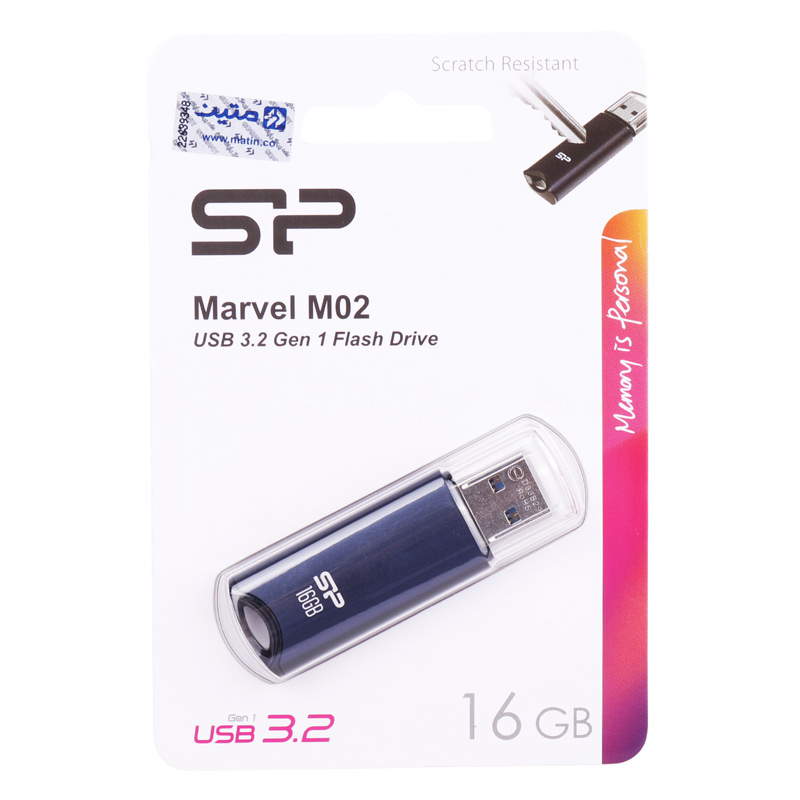 فلش 16 گیگ سیلیکون پاور Silicon Power Marvel M02 USB 3.2