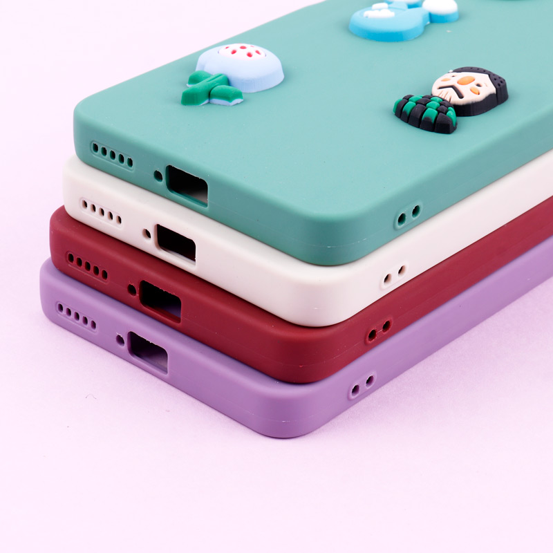 قاب عروسکی برجسته Pro Camera محافظ لنزدار + آویز Xiaomi Poco F3