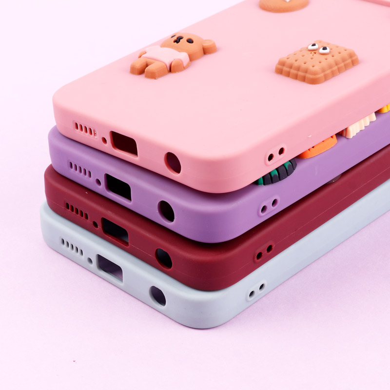 قاب عروسکی برجسته Pro Camera محافظ لنزدار + آویز Xiaomi Redmi Note 9s
