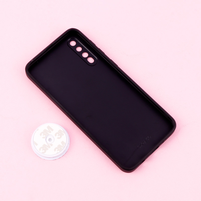 قاب فانتزی دور طلایی محافظ لنزدار + پاپ سوکت Samsung Galaxy A50