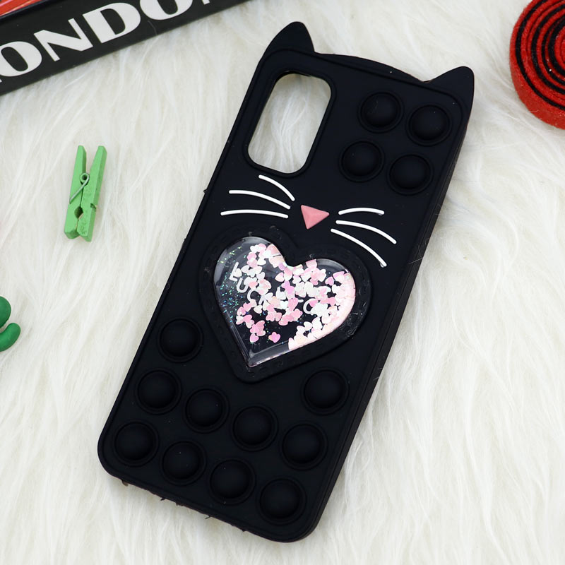 قاب اورجینال سیلیکونی آکواریومی Lucky Cat پاپیتی Xiaomi Poco M3 Pro