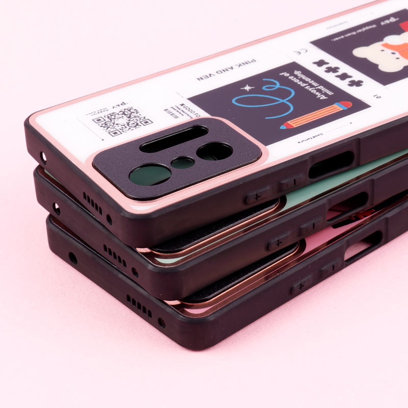 قاب فانتزی دور طلایی محافظ لنزدار + پاپ سوکت Xiaomi 11T Pro