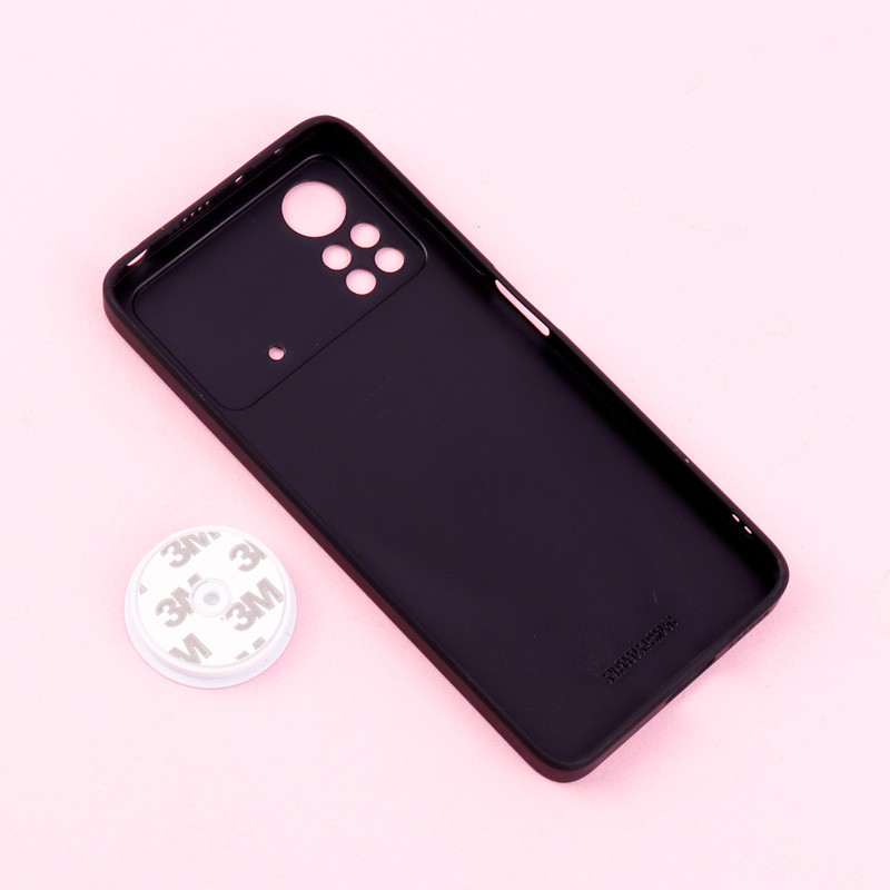 قاب فانتزی دور طلایی محافظ لنزدار + پاپ سوکت Xiaomi X4 Pro 5G